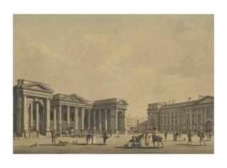 James Malton - Parliament House and Trinity College, College Green, Dublin