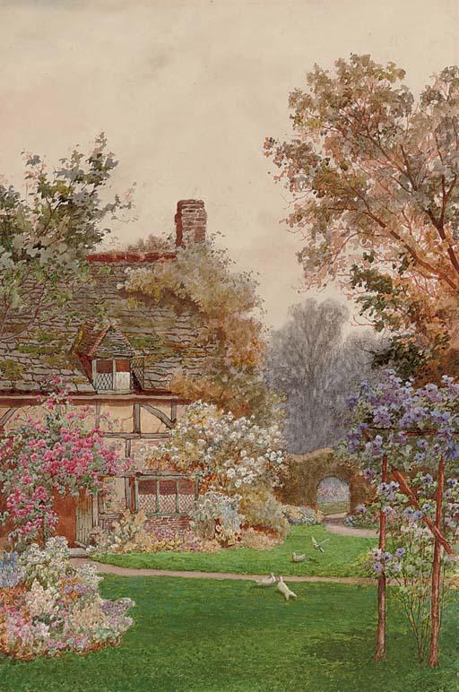 James Matthews - A garden in Egdean, Sussex