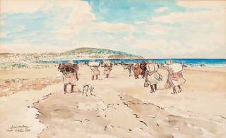 James Mcbey - Figures On The Coast, Tangiers