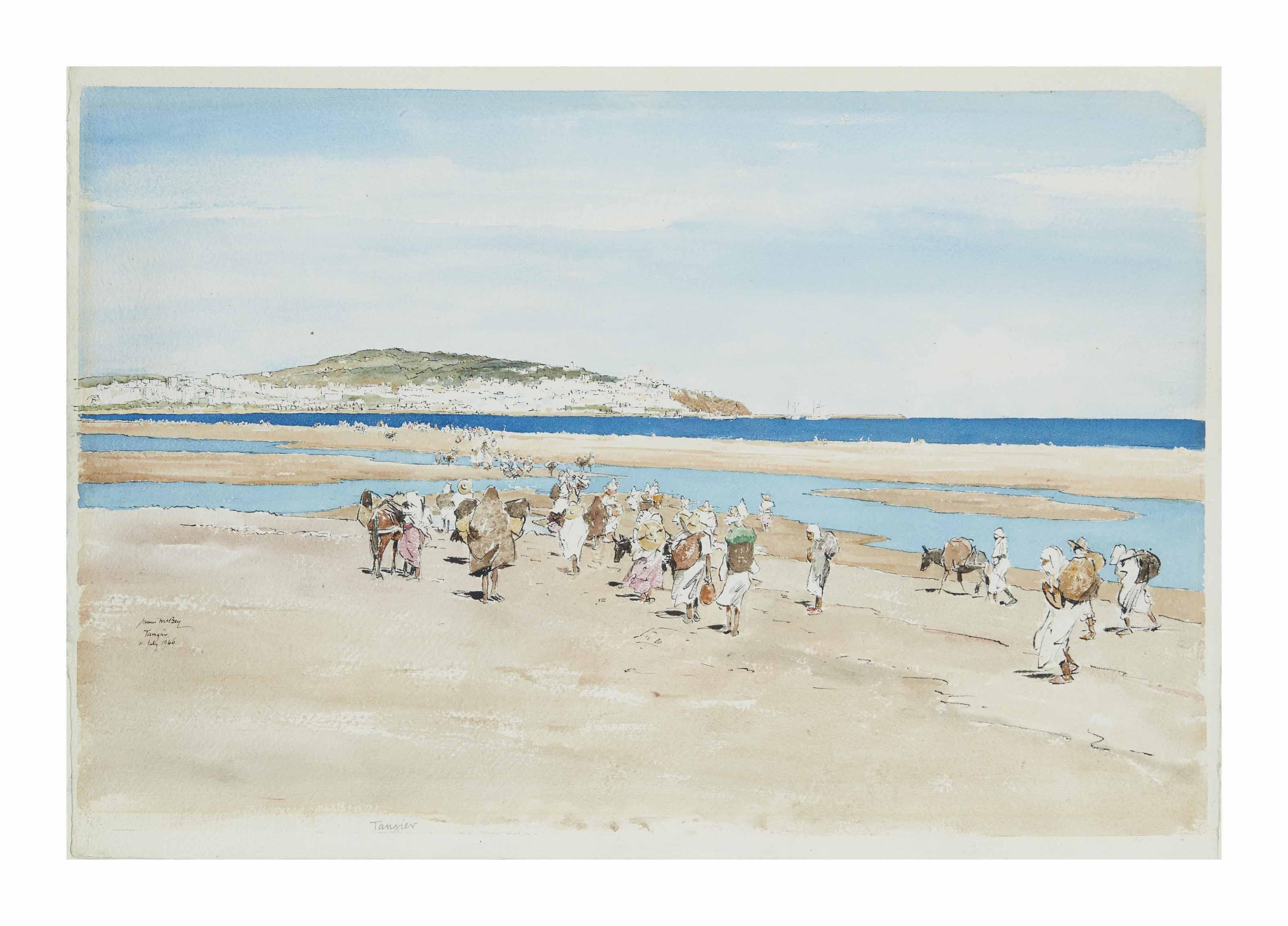 James Mcbey - La plage à Tanger