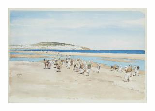 James Mcbey - La plage à Tanger