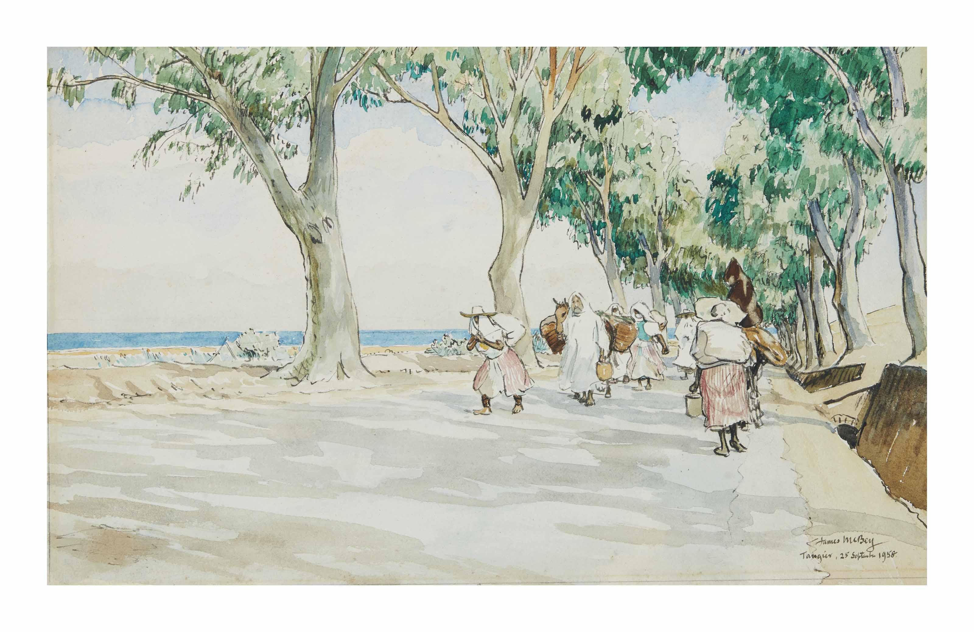 James Mcbey - La route à Tanger