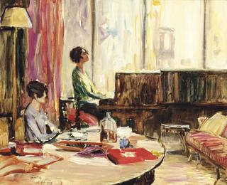 James McBey - The Music Room