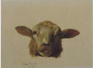 James Mcdougal Hart - A Sheep\'s Head