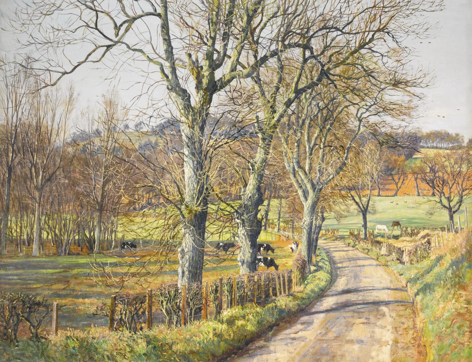 James Mcintosh Patrick, R.S.A., R.O.I., A.R.E., L.L.D. - Springtime In Perthshire