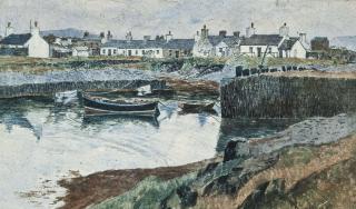 James Mcintosh Patrick, R.S.A., R.O.I. - Twilight, Easdale, Oban