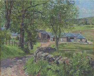 James Mcintosh Patrick, R.S.A. - Summer Afternoon, Balshando