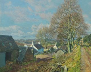 James McIntosh Patrick RSA ROI ARE LLD - Strathmore from Tullybaccart