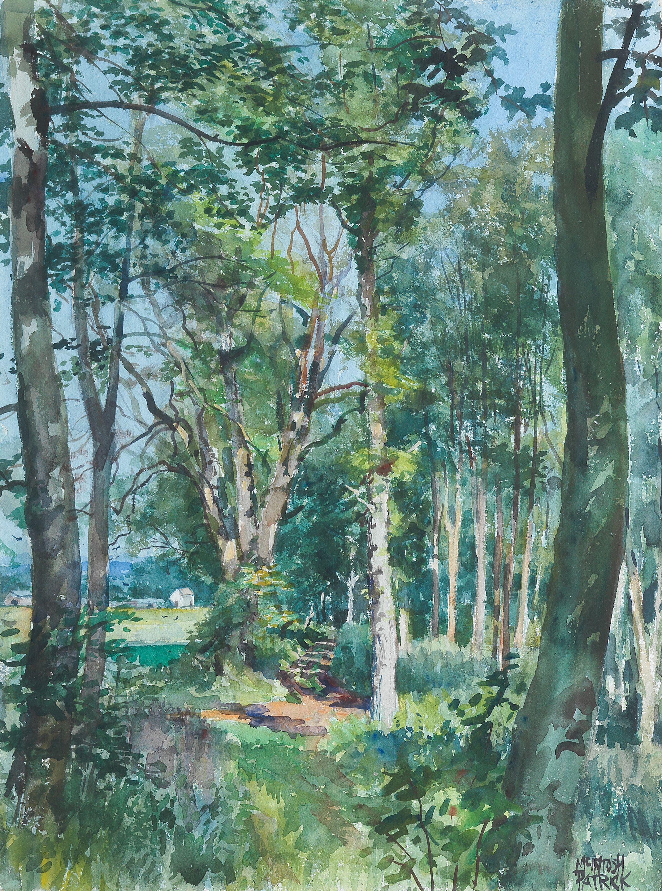 James Mcintosh Patrick RSA ROI ARE LLD - The Path, Dron Wood