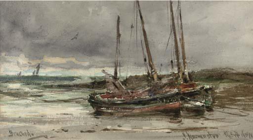 James McMaster, R.S.W., R.B.A. - Beached