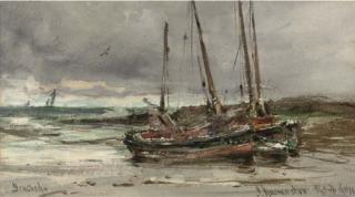 James McMaster, R.S.W., R.B.A. - Beached