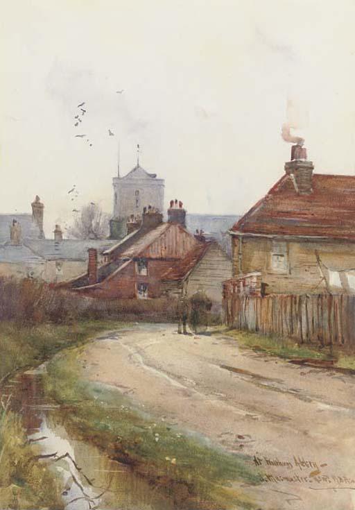 James McMaster, R.S.W., R.B.A. - The Road To Waltham Abbey