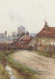 James McMaster, R.S.W., R.B.A. - The Road To Waltham Abbey