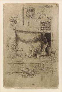 James Mcneill Whistler - Fruit Stall, Venice (Kennedy 200)