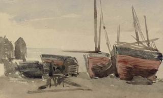 James McNeill Whistler - Hastings: fishing boats