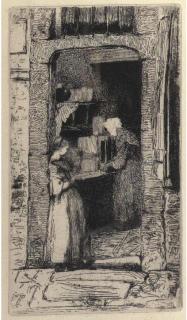 James Mcneill Whistler - La Marchande de Moutarde, from Twelve Etchings from Nature (K. 22)