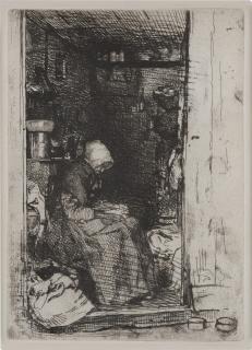 James McNeill Whistler - La Vielle aux loques (Kennedy 21; Glasgow 41)