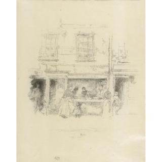 James McNeill Whistler - Maunder\'S Fish Shop, Chelsea (Spink / Stratis / Tedeschi 37; Way 28)