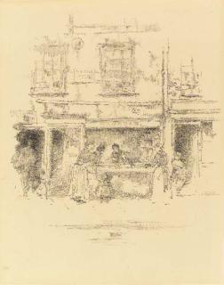 James Mcneill Whistler - Maunder\'s Fish Shop; Smith\'s Yard; and Savoy Pigeons (Spink, Stratis and Tedeschi 37; 124; 154)