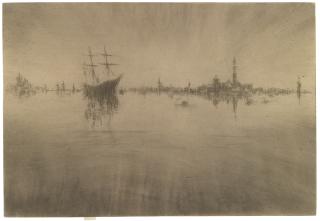 James Mcneill Whistler - Nocturne (Kennedy 184; Glascow 222.Ix)