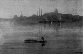 James Mcneill Whistler - Nocturne: The River at Battersea (Way 5; Levy 10)