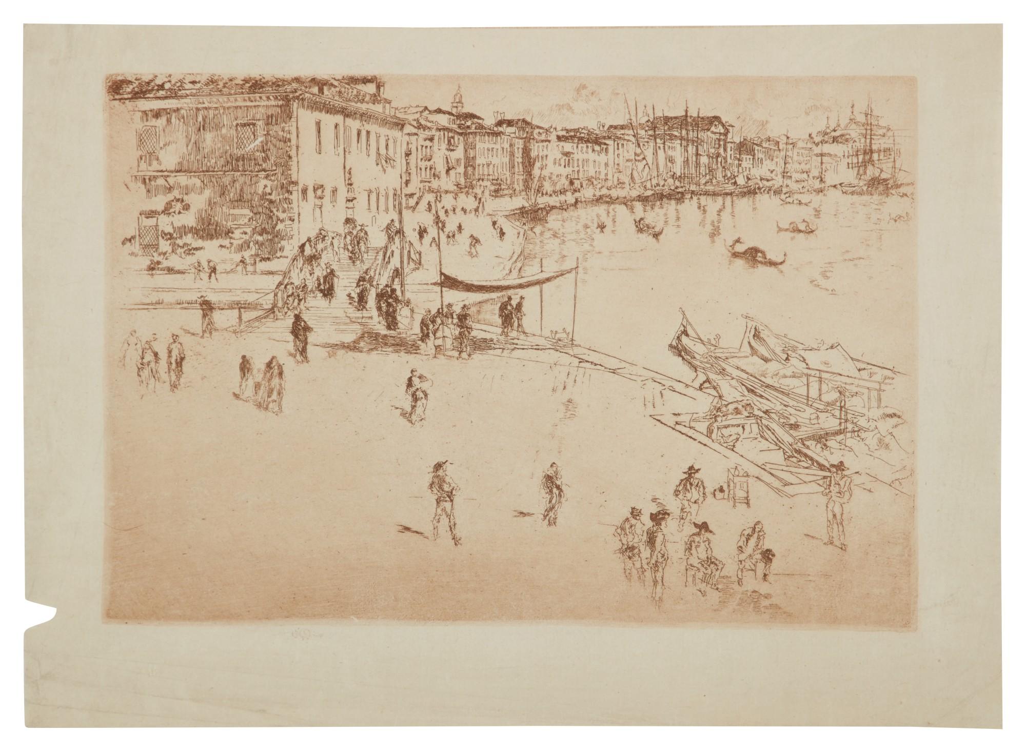 James McNeill Whistler - Riva, No. 2 (Kennedy 206; Glasgow 230)