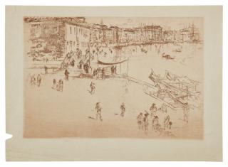 James McNeill Whistler - Riva, No. 2 (Kennedy 206; Glasgow 230)