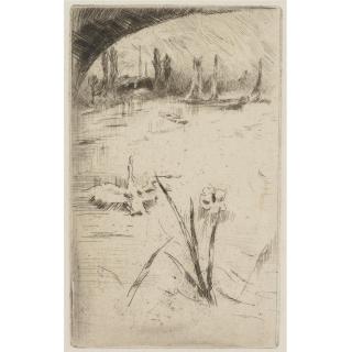James McNeill Whistler - Swan And Iris (K. 241)