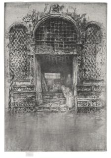 James McNeill Whistler - The Doorway, From Venice, A Series Of Twelve Etchings