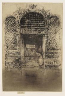 James Mcneill Whistler - The Doorway, From Venice, A Series Of Twelve Etchings