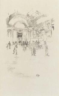 James Mcneill Whistler - The Long Gallery, Louvre; and Tête-à-Tête  (Spink, Stratis, Tedeschi 86; and 90)
