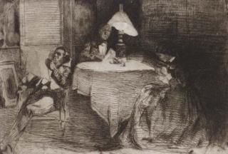 James Mcneill Whistler - The Music Room (Kennedy 33)