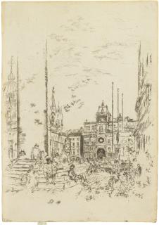 James McNeill Whistler - The Piazzetta (K. 189; G. 218)