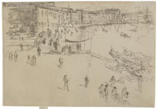 James Mcneill Whistler - The Riva, No. 2 (Kennedy 206)