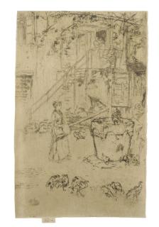 James McNeill Whistler - Turkeys, from Twenty-six Etchings (K. 199)