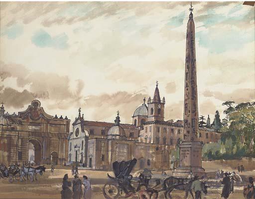 James Miller - Piazza Del Popolo, Rome