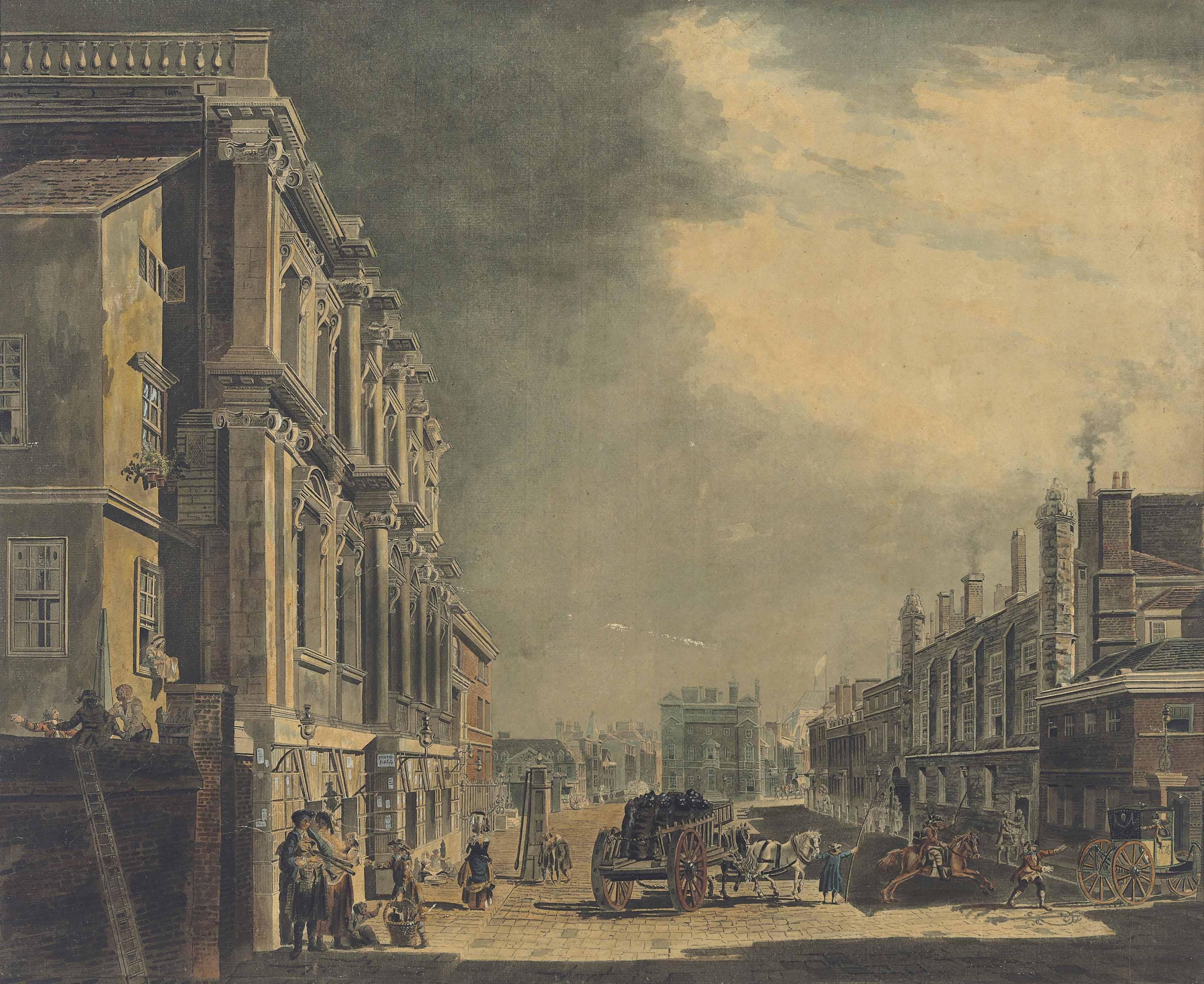James Miller - View of Whitehall, looking south towards Westminster Abbey