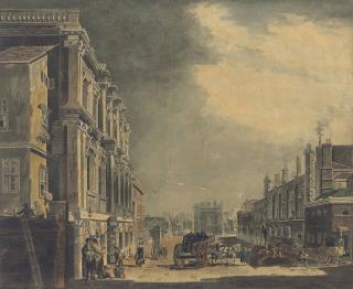 James Miller - View of Whitehall, looking south towards Westminster Abbey