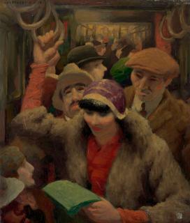 James Ormsbee Chapin - Subway Readers