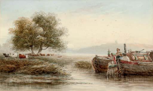 James Orrock, R.I. - On the Trent below Nottingham