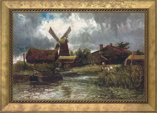 James Orrock - A quiet day before the windmill