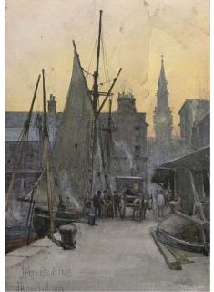 James Paterson, P.R.S.W., R.S.A. - On The Docks