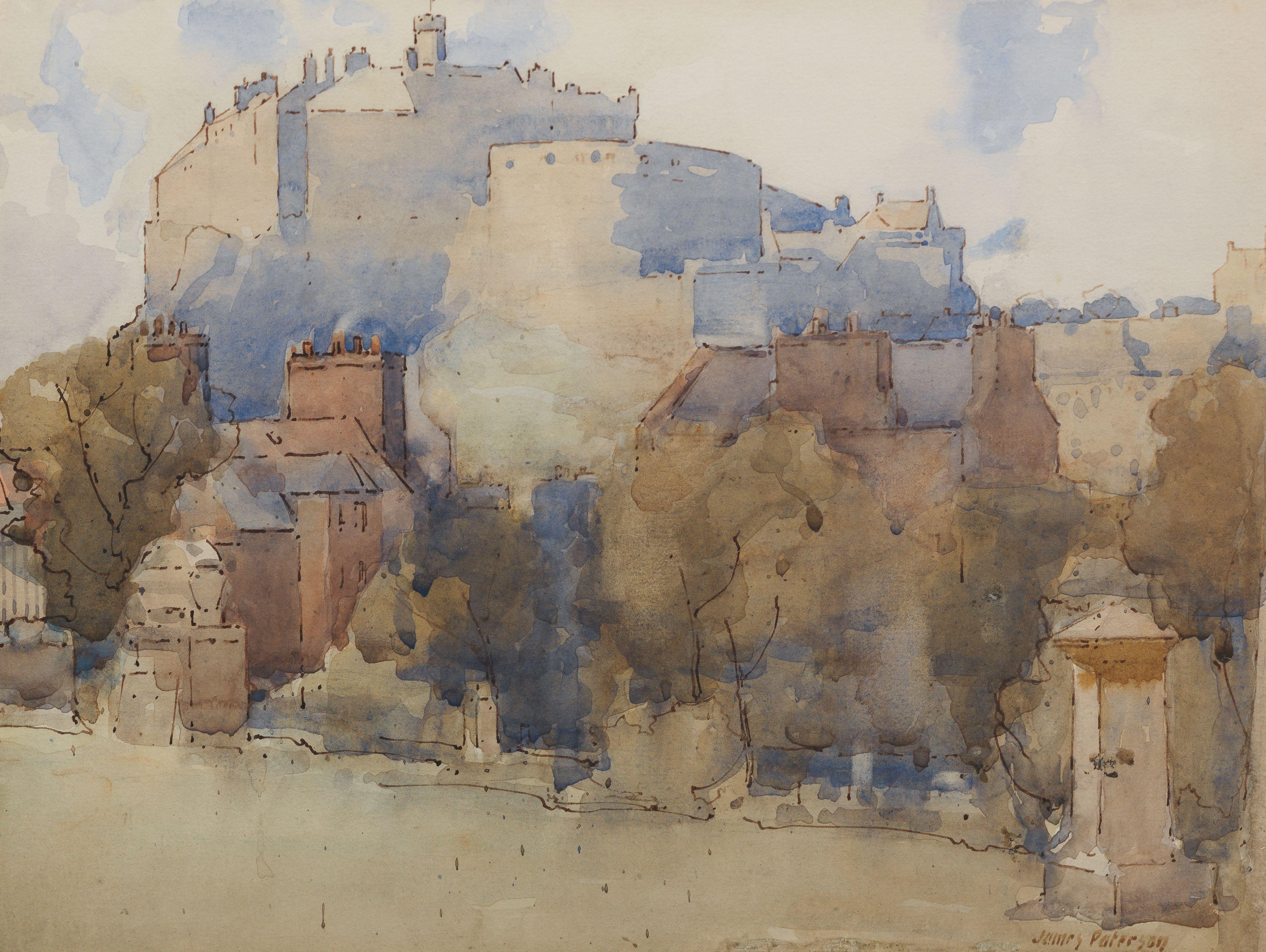 James Paterson PRSW RSA RWS - Edinburgh Castle