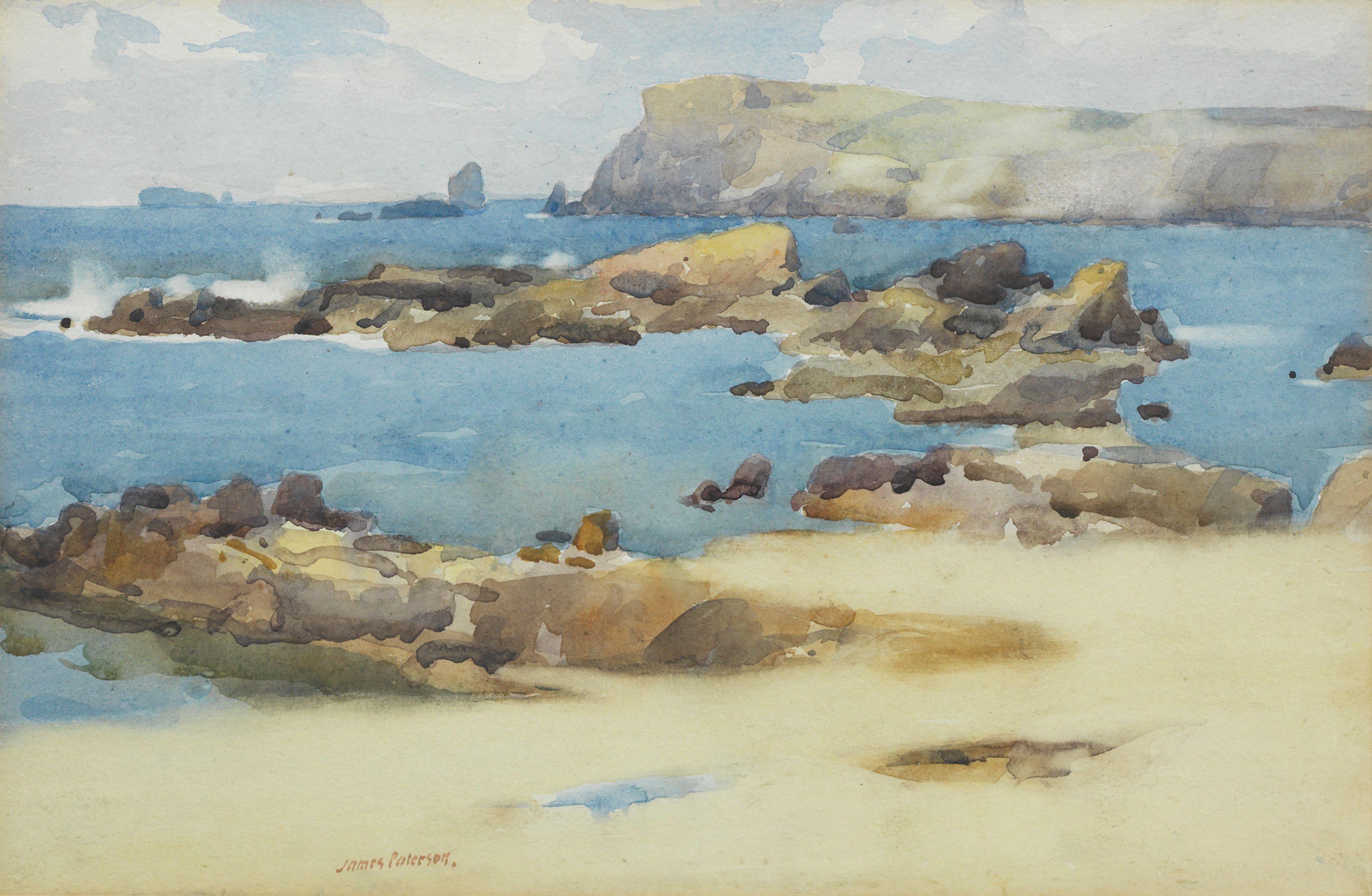 James Paterson PRSW RSA RWS - St. Magnus Bay, Shetland