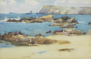 James Paterson PRSW RSA RWS - St. Magnus Bay, Shetland