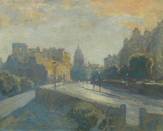 James Paterson PRSW RSA RWS - Study for Belford Road