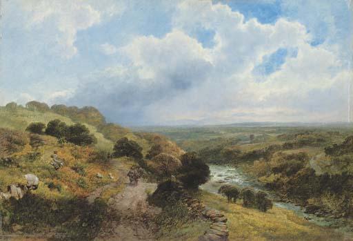 James Peel, R.B.A. - On the Tweed near Norham