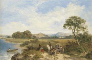 James Peel - View near Walton on the Ribble, Lancashire