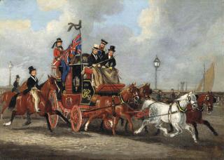 James Pollard - The last mail leaving Newcastle