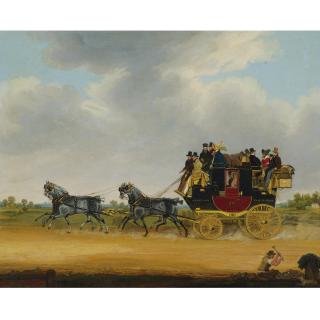James Pollard - The London - Cirencester Royal Mail Coach